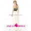 M01 Sexy Halter Open Back Long Prom Dresses For Party Sleeveless White Black Party Dress