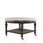 Fance style wood round country side table