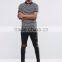 Daijun oem wholesale custom high quality 100% cotton cheap men stripe polo shirts