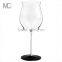 Decorated Clear Crystal Wine Glass for Wedding and Events