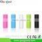 2016 New Design Colourful Fashion Power Bank 2600mah Portable Charger for Samsum Galaxy S6, Lenovo, Xiaomi