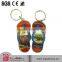 many kinds of round clear acrylic keychain