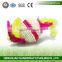 QQ Pet Factory Cat Toy Sisal Scratch With Colorful Feather Sisal Ball Cat Toy