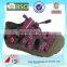 2015 floral Hollow out sports children girls sandals with bind
