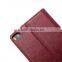 Luxury design fashion book style for huawei ascend p8 real flip wallet leather phone case