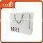 Customize luxury high quality white paper bag