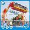 New thrill games space travel ride!!! Amusement park games top spin ride for sale