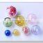 * 6MM/8MM/10MM/12MM/14MM/16MM/18MM/20MM/25MM Mini Glass blowing bubbles.clear hollow ball pendant, clear hollow 10mm glass ball