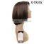 10inch 142g brown silk straight 100%high tempreture fibre up to 360F attractive style silky straight hair wig