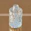 Round shaped clear glass perfume bottle stock