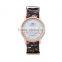 Fashion leather flower watches ladies watch