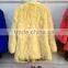 RB31 wholesale rabbit fur coat ladies coat