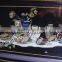 Murals Decoration Marble Inlay Dining Table Top, Black Marble Table Top