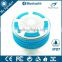 My speaker F013 white/blue color waterproof bluetooth 4.0 speaker with suction cup