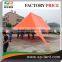Big printing outdoor double top sar shade changing tent 8x12m in orange