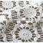High quality polyester 19cm width floral crochet indian lace trim wholesales