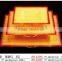 China reusable rectangle PC fruit plate