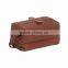 China Supplier Wholesale Low Price Leather Toiletry Bag