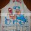 Multifunctional promotional washable kitchen pattern apron for wholesales