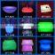 LED Lighting Plastic Coffee Table With rc Control and Battery AC Adapter Watorproof IP65