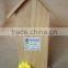 Wooden carved bird miniature wood crafts houses for sale