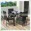 Outdoor 5 pcs dining table garden set