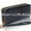 Ladies' croco Fashion PU Leather Wallet