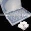 35x22cm PP 28 slots Rectangular Clear Plastic Adjustable grids Jewelry Storage Box