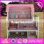 New design 3 floor toddlers pretend toys wooden miniatures and dollhouse W06A234