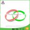 New design Promotional Colorful Debossed Silicone Wristband