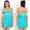 Quality 2017 Beach Wear Front Ruffle Design Custom OEM Service Mini Dress Lady Bikinis Women Swimwear Dress