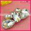 Clear Rhinestone Shoe Clips in fashion design