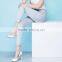 2017 women new style spring and summer nine waist straight pants loose trousers all-match leisure sample custom