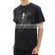 Thin printed elongated cotton t-shirt