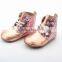 2017 Popular styles new pony hair leather kids boots wholesale