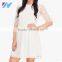 Latest Casual Wear Fashion For Women Smart Midi Lace Half Sleeve Dress A Line Chiffon Dress