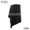 Custom fashion high quality ladies black cashmere pullover poncho sweater