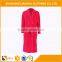 OEM service red bathrobe ladies wholesale luxury short robe