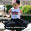 Popular gorgeous clothing chiffon tutu party pettiskirt adorable attire floral side