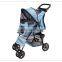 4 Wheels Pet Stroller Cat Dog Cage Stroller