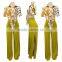 B33781A Sexy african printed hot women club wear 2 piece pants set