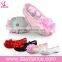 Big Flower Design Children Girls Soft Sole Ballet Shoes Canvas Ballet Dance Shoes For Kids