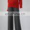 12gg flat knitted women's 100% cashmere pants