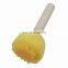 Art & Craft Set of 4 Wooden Handle Round Stencil Foam Sponge Brush