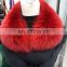 100% Factory price high quality blue fox fur collar