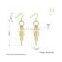 Saudi Gold Silk Thread Earrings Latest Designs of Earrings
