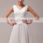 Grace Karin Ladies Sleeveless White Chiffon Wedding Bridesmaid Dress Patterns CL6059