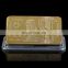 WR 100 Canadian Dollar Quality 24k Gold Plated Bar Metal Crafts with Plastic Case for Home Collection