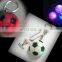 Keychain for Souvenir and Gift Flashing Football Round Shape Ball Light up Key Chain