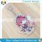 High end cute transparent custom printed acrylic keychain